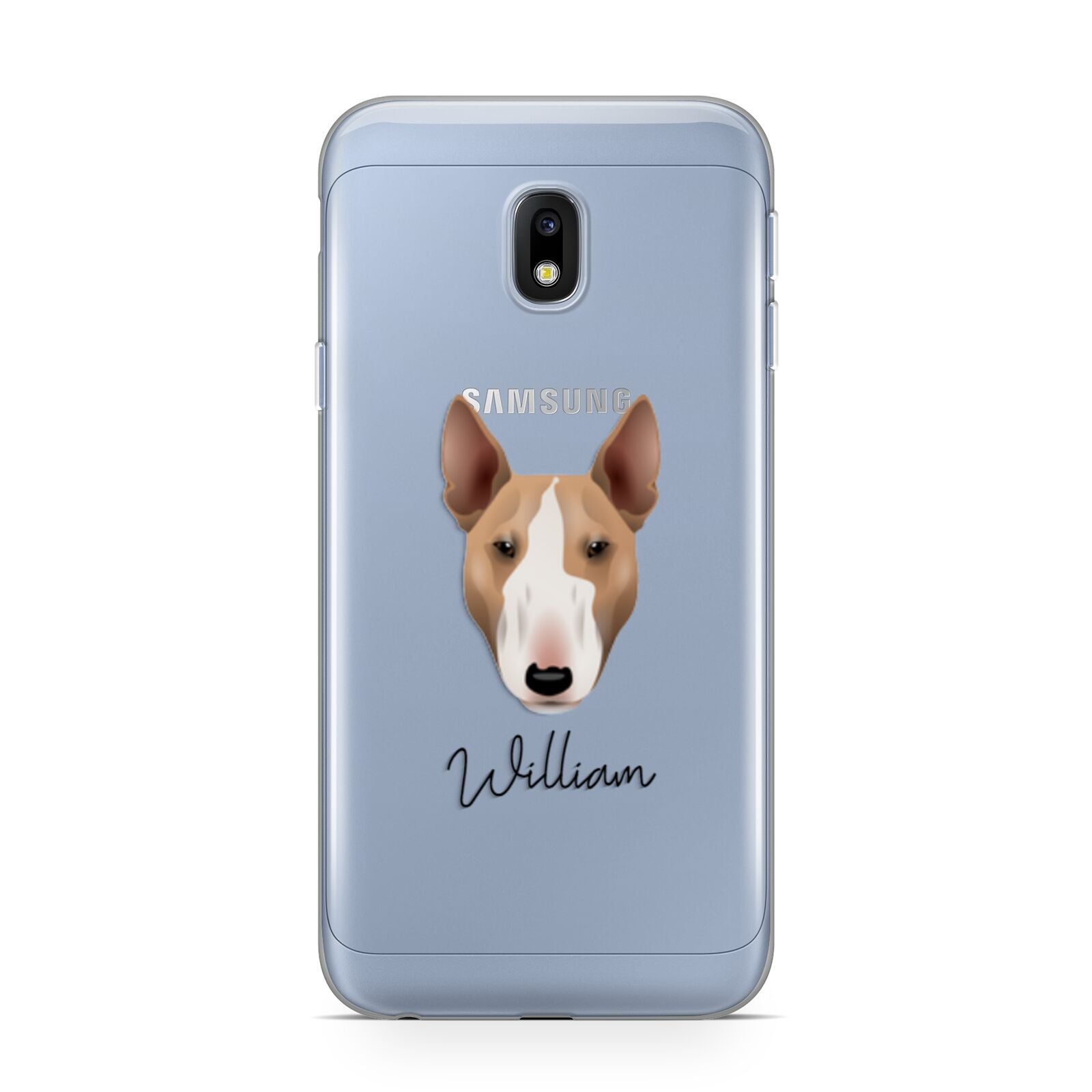 Bull Terrier Personalised Samsung Galaxy J3 2017 Case