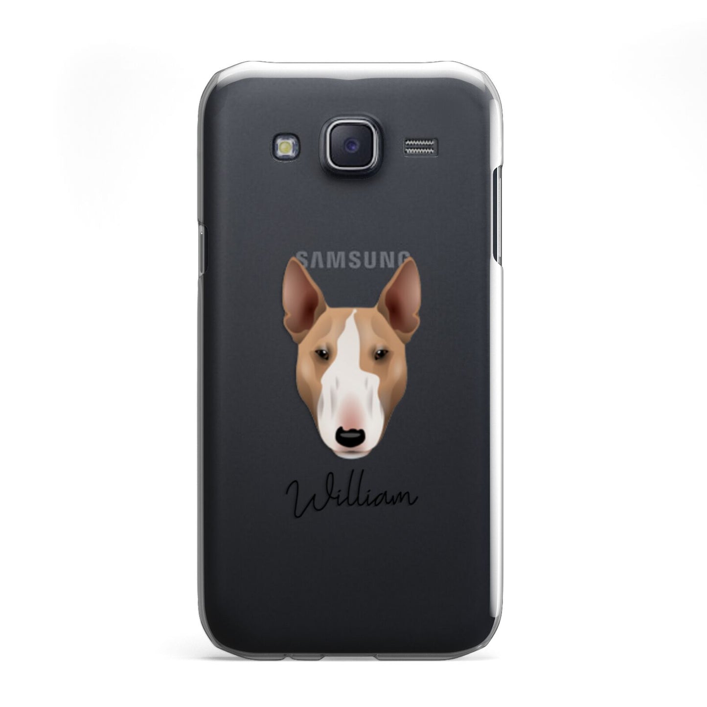 Bull Terrier Personalised Samsung Galaxy J5 Case