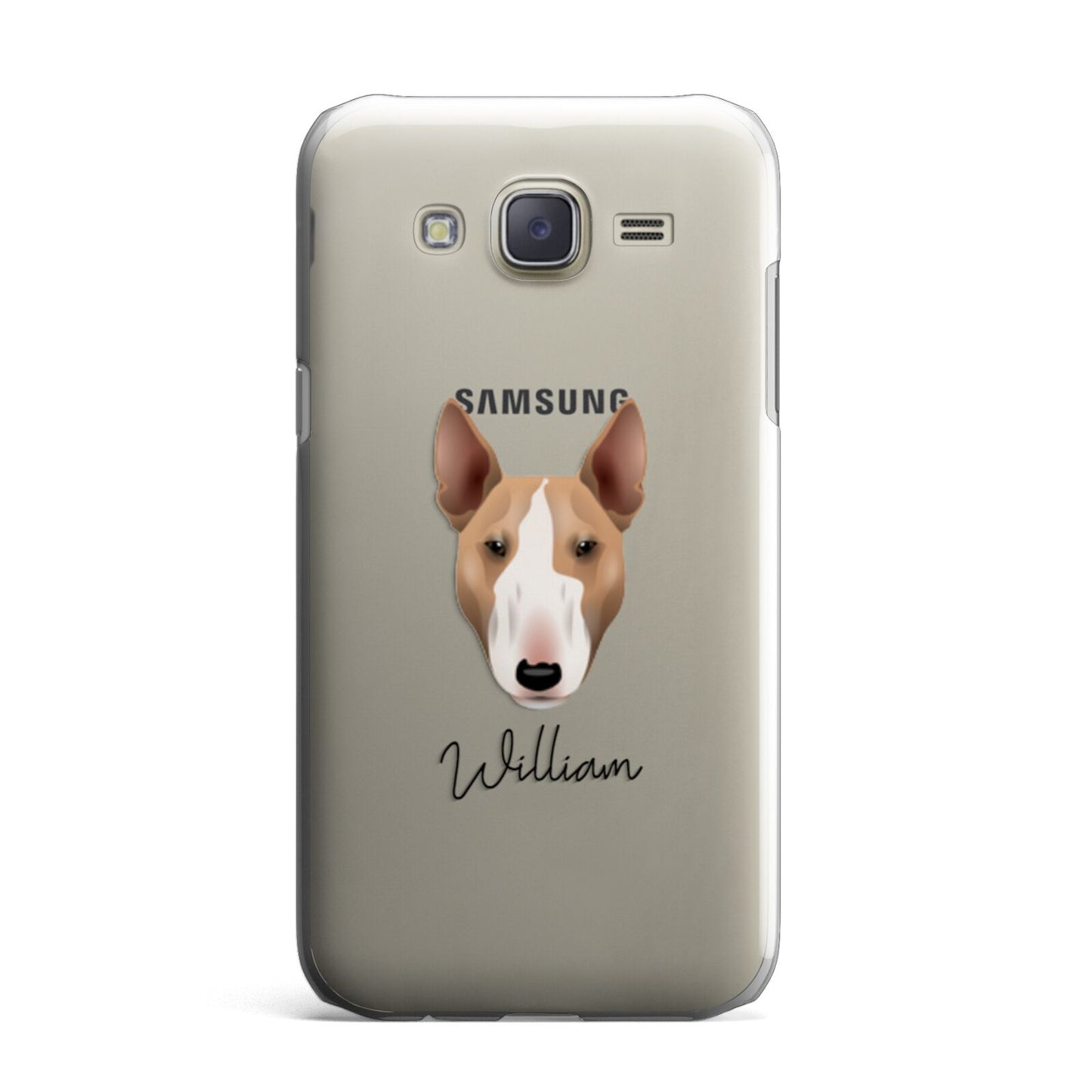 Bull Terrier Personalised Samsung Galaxy J7 Case