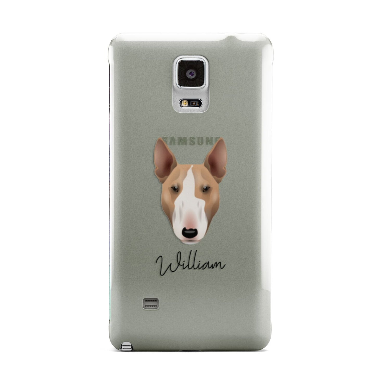 Bull Terrier Personalised Samsung Galaxy Note 4 Case