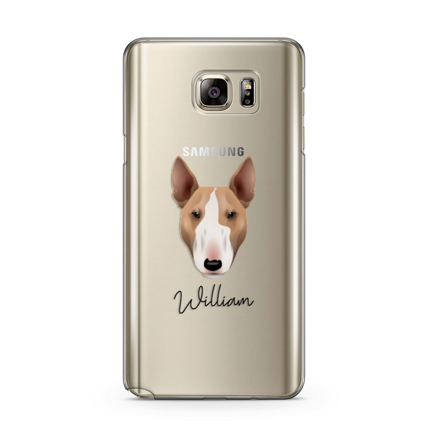 Bull Terrier Personalised Samsung Galaxy Note 5 Case