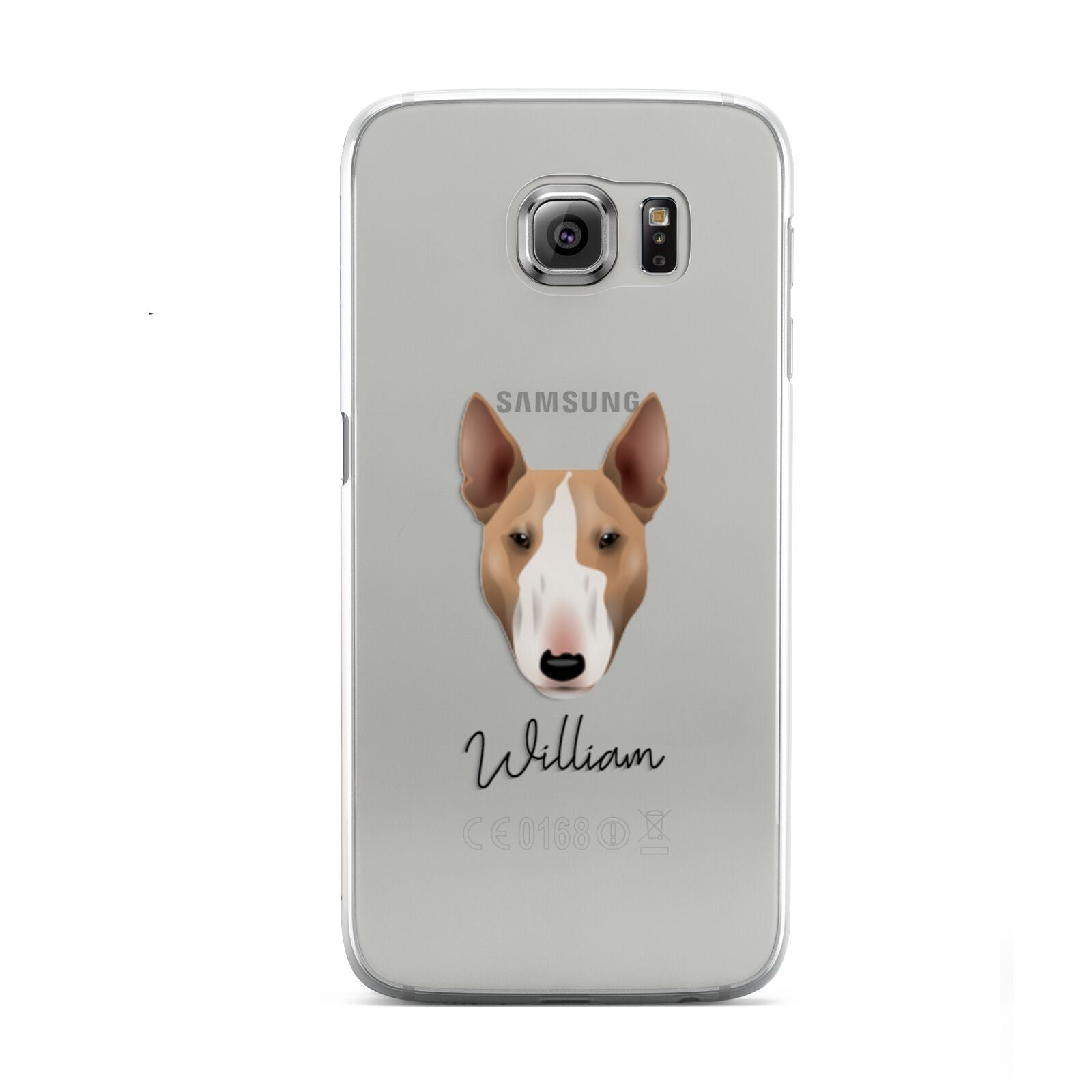 Bull Terrier Personalised Samsung Galaxy S6 Case