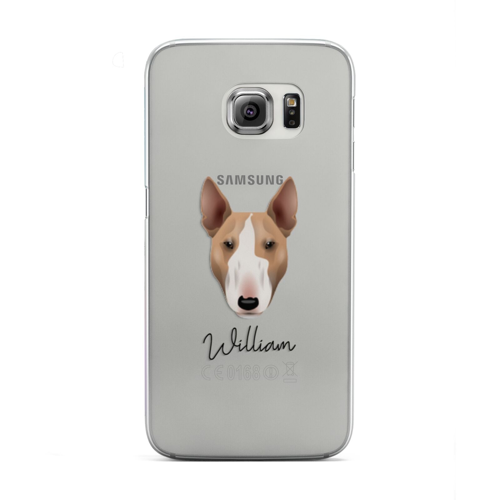 Bull Terrier Personalised Samsung Galaxy S6 Edge Case