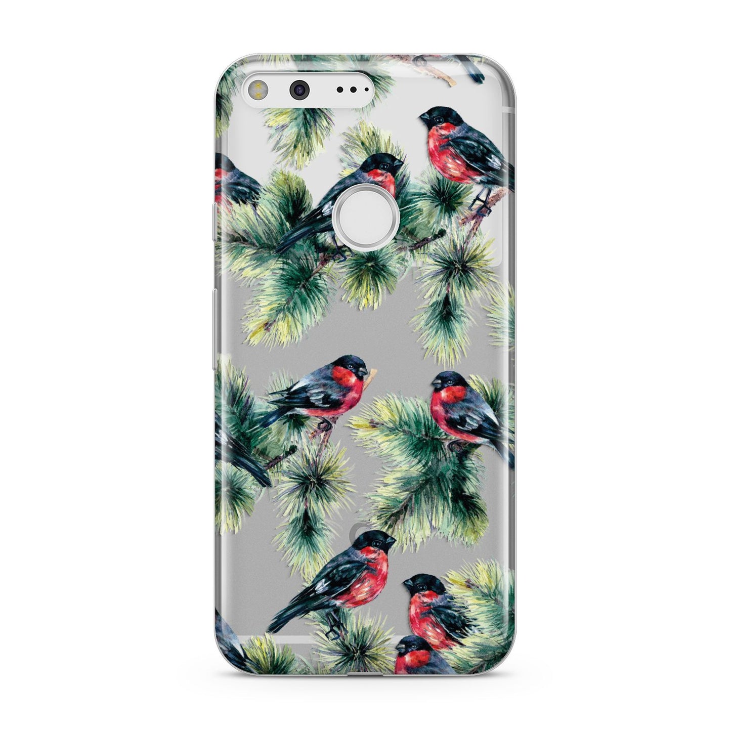 Bullfinch Pine Tree Google Pixel Case