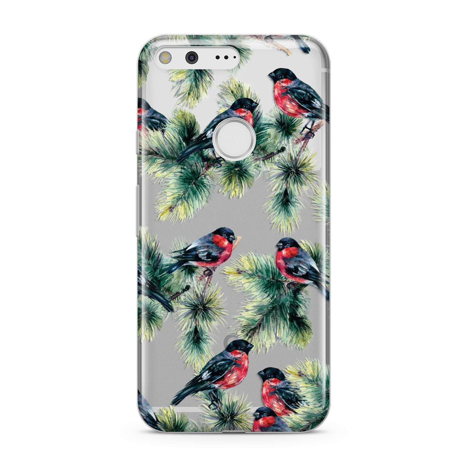 Bullfinch Pine Tree Google Pixel Case