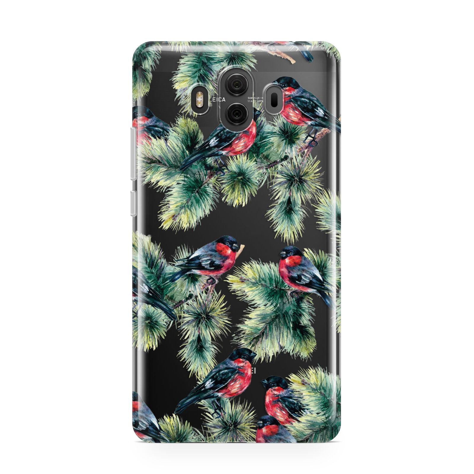 Bullfinch Pine Tree Huawei Mate 10 Protective Phone Case