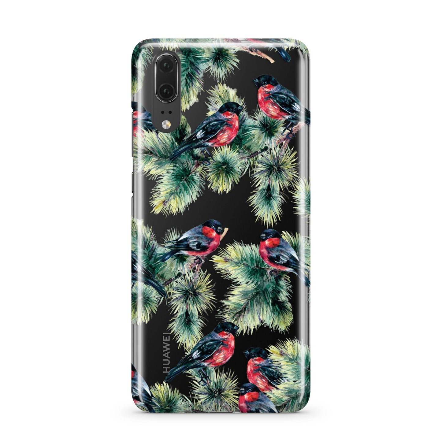 Bullfinch Pine Tree Huawei P20 Phone Case