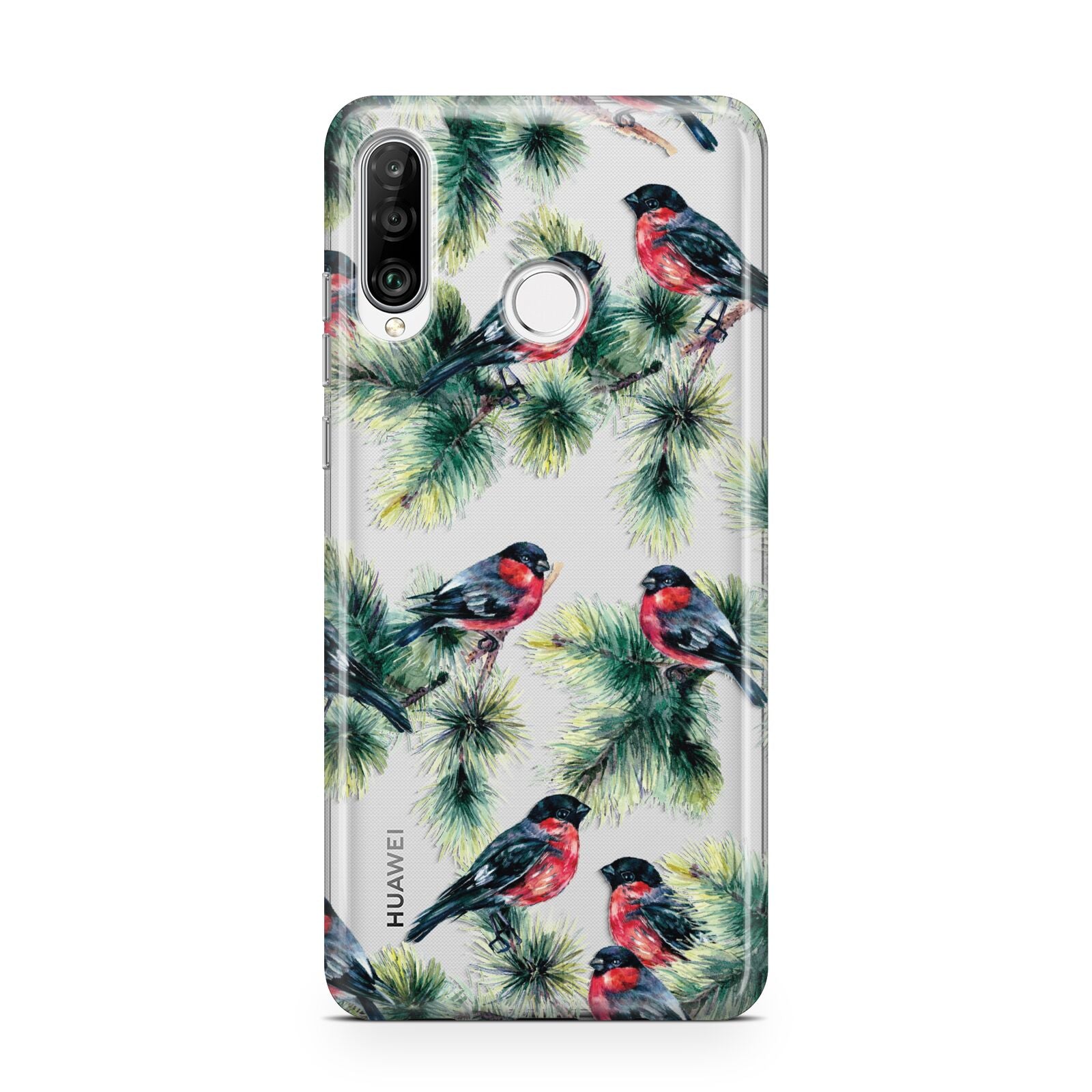 Bullfinch Pine Tree Huawei P30 Lite Phone Case