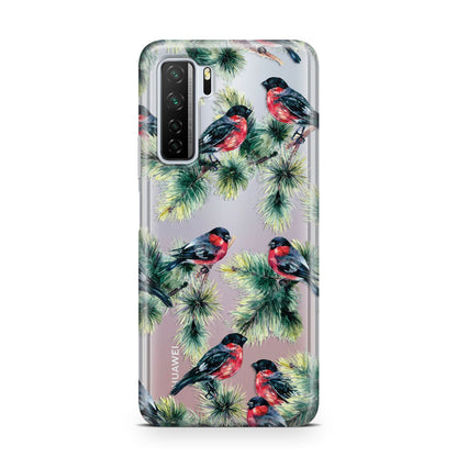 Bullfinch Pine Tree Huawei P40 Lite 5G Phone Case