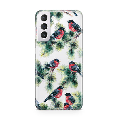 Bullfinch Pine Tree Samsung S21 Case