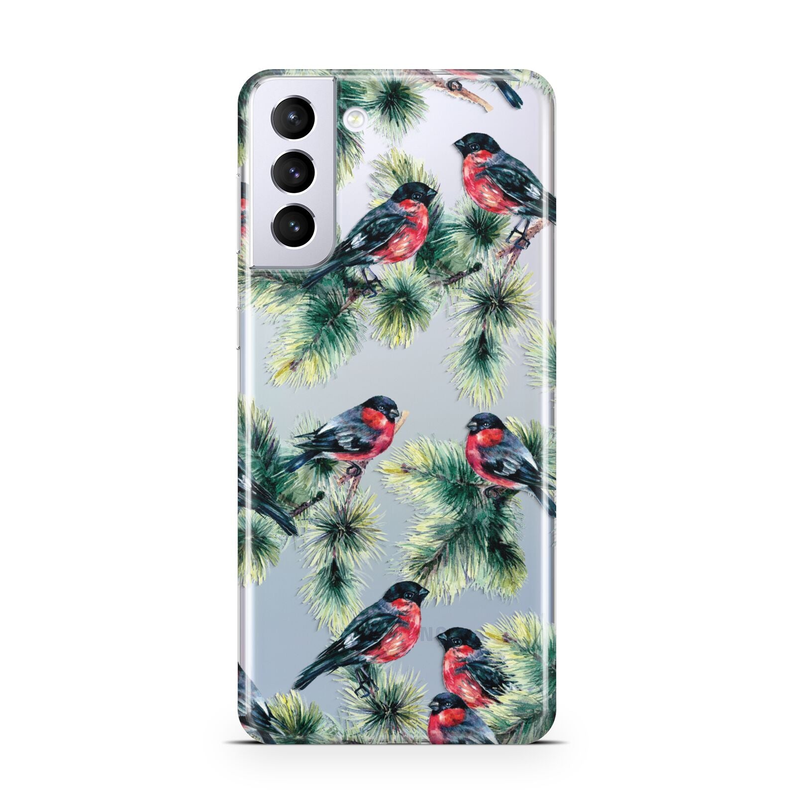 Bullfinch Pine Tree Samsung S21 Plus Case