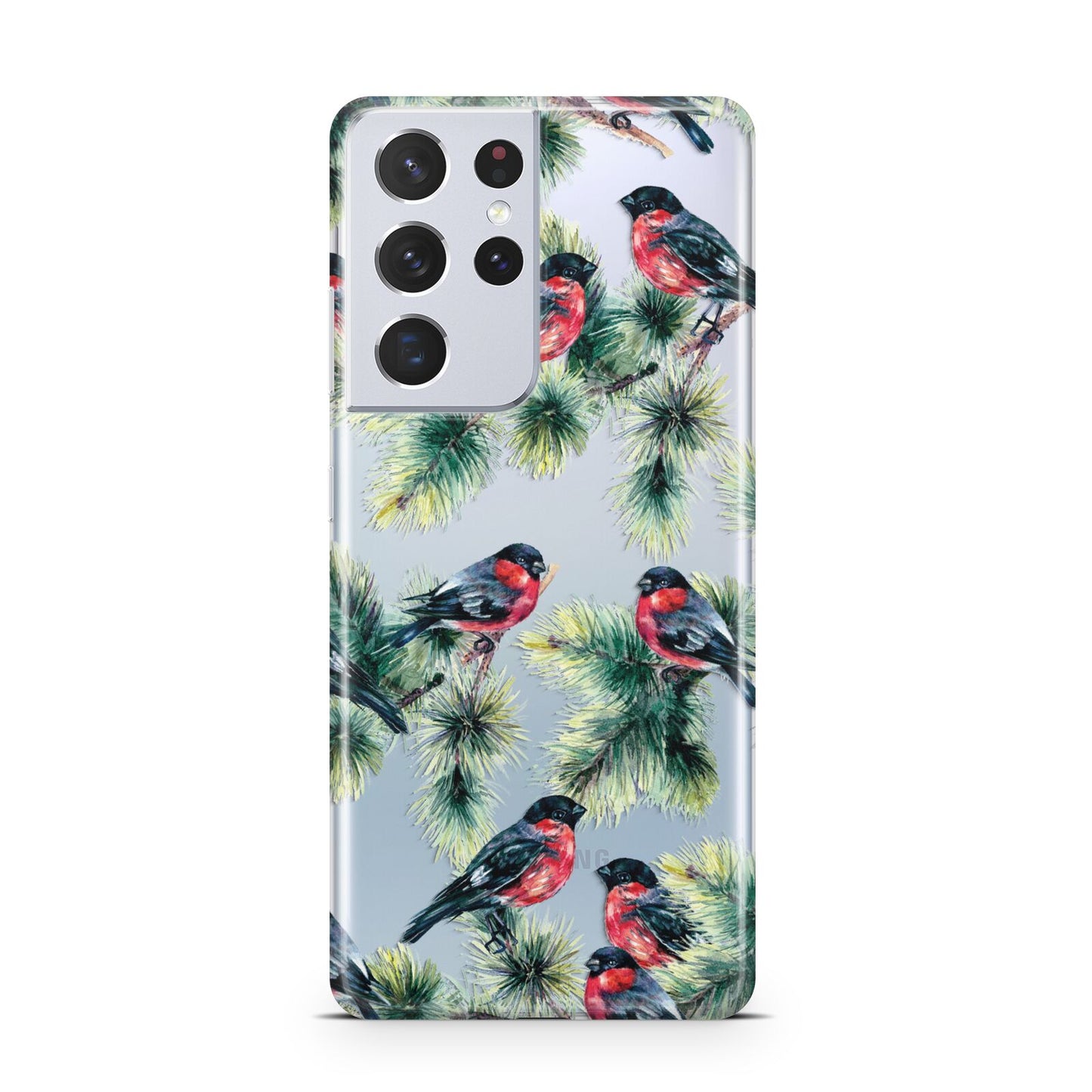 Bullfinch Pine Tree Samsung S21 Ultra Case