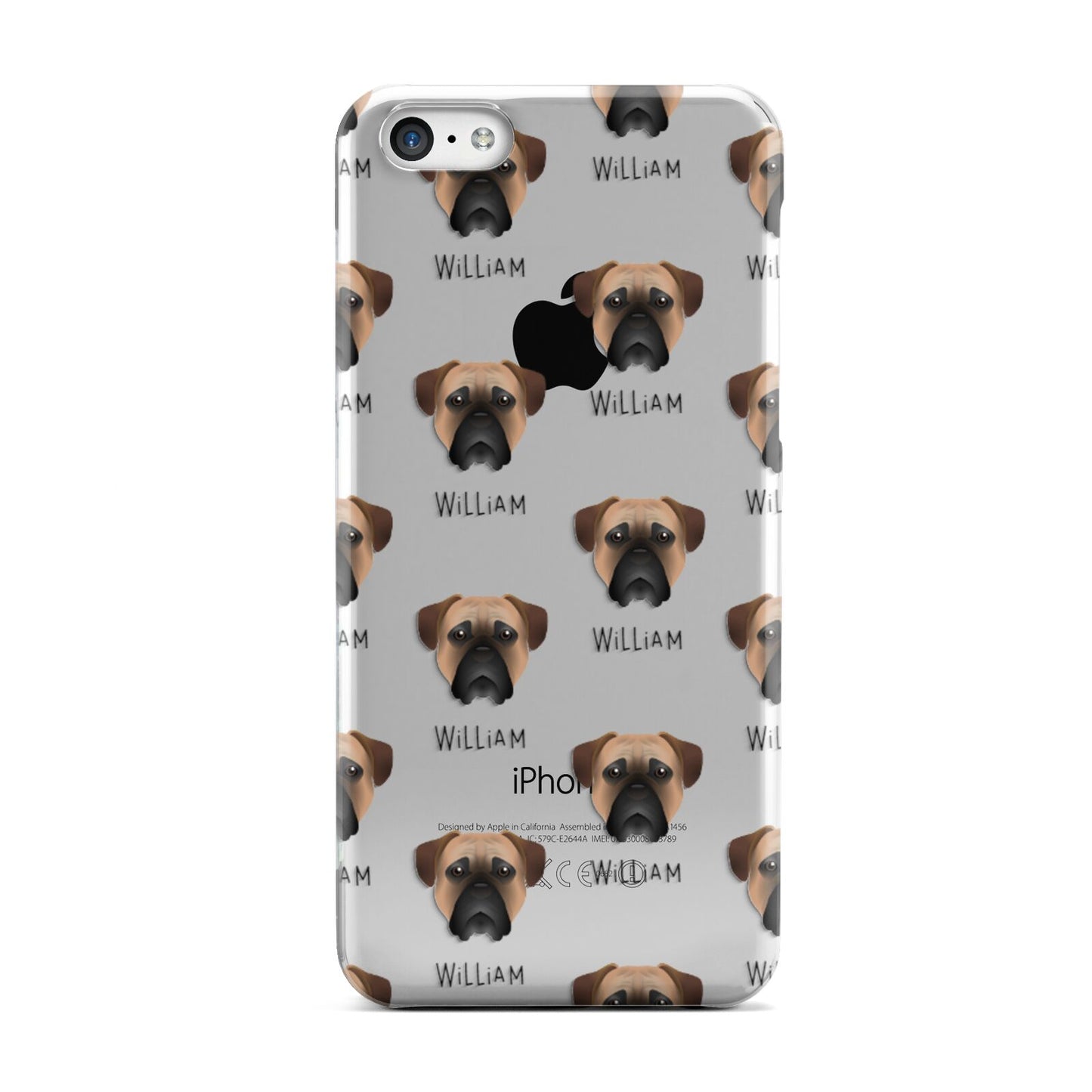 Bullmastiff Icon with Name Apple iPhone 5c Case