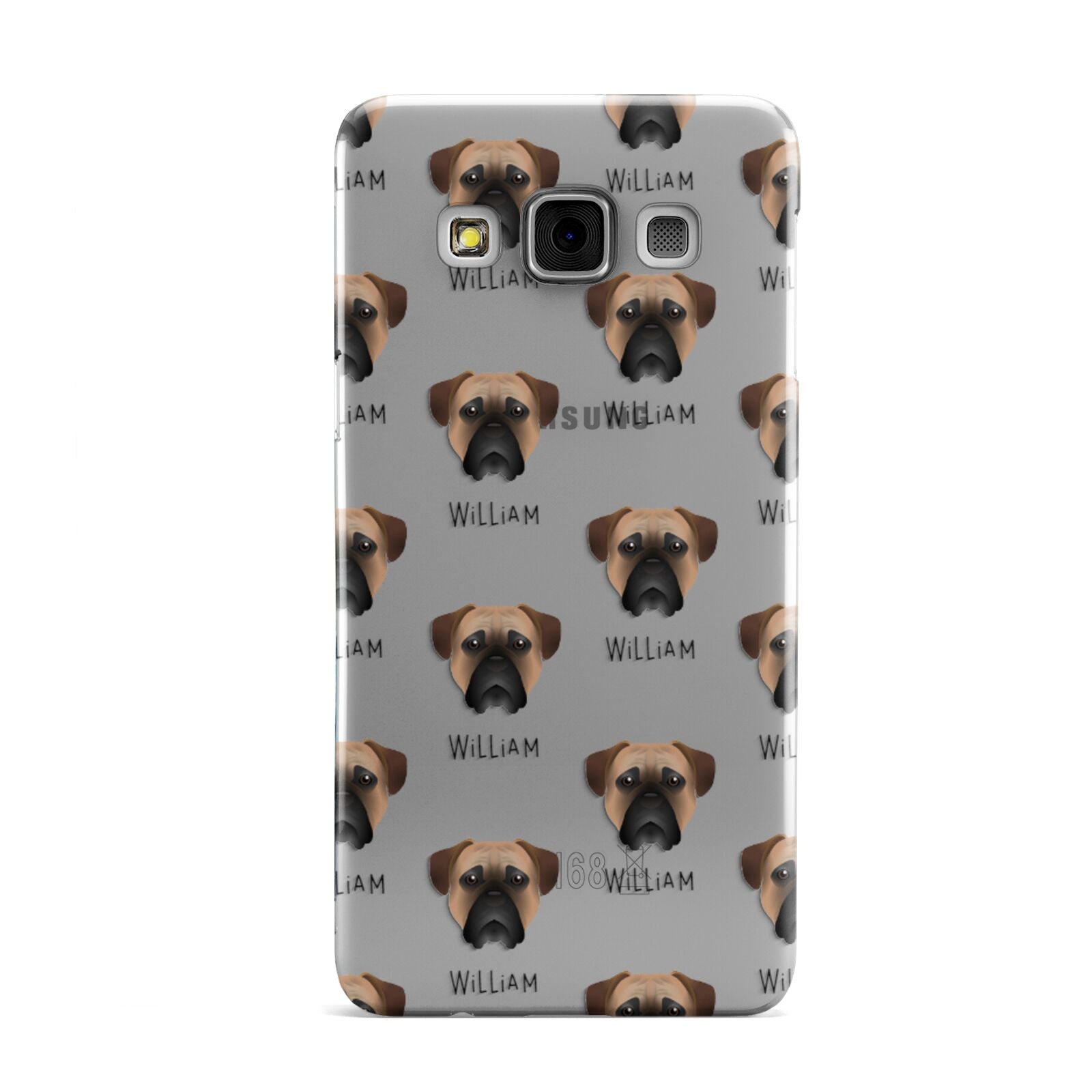 Bullmastiff Icon with Name Samsung Galaxy A3 Case