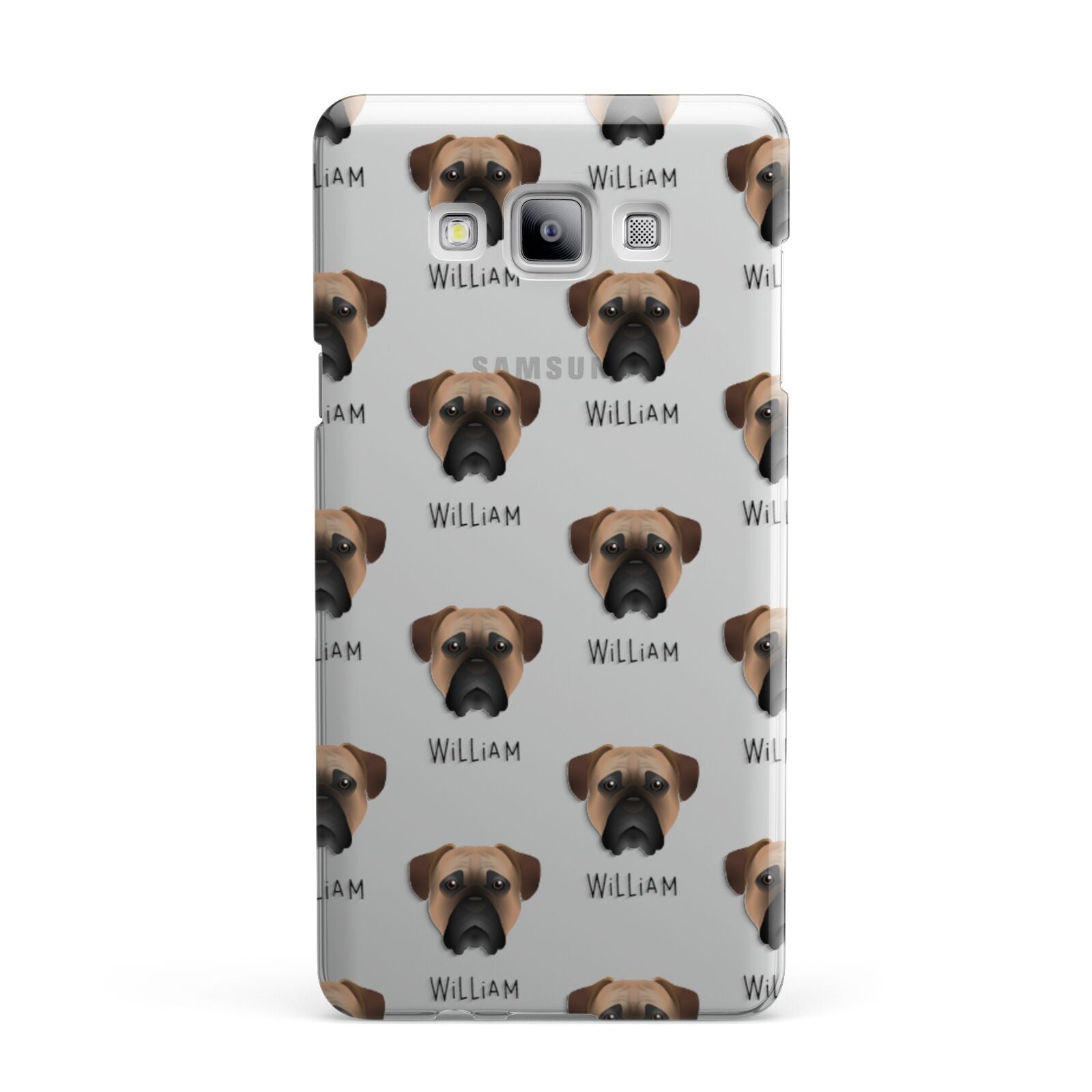 Bullmastiff Icon with Name Samsung Galaxy A7 2015 Case