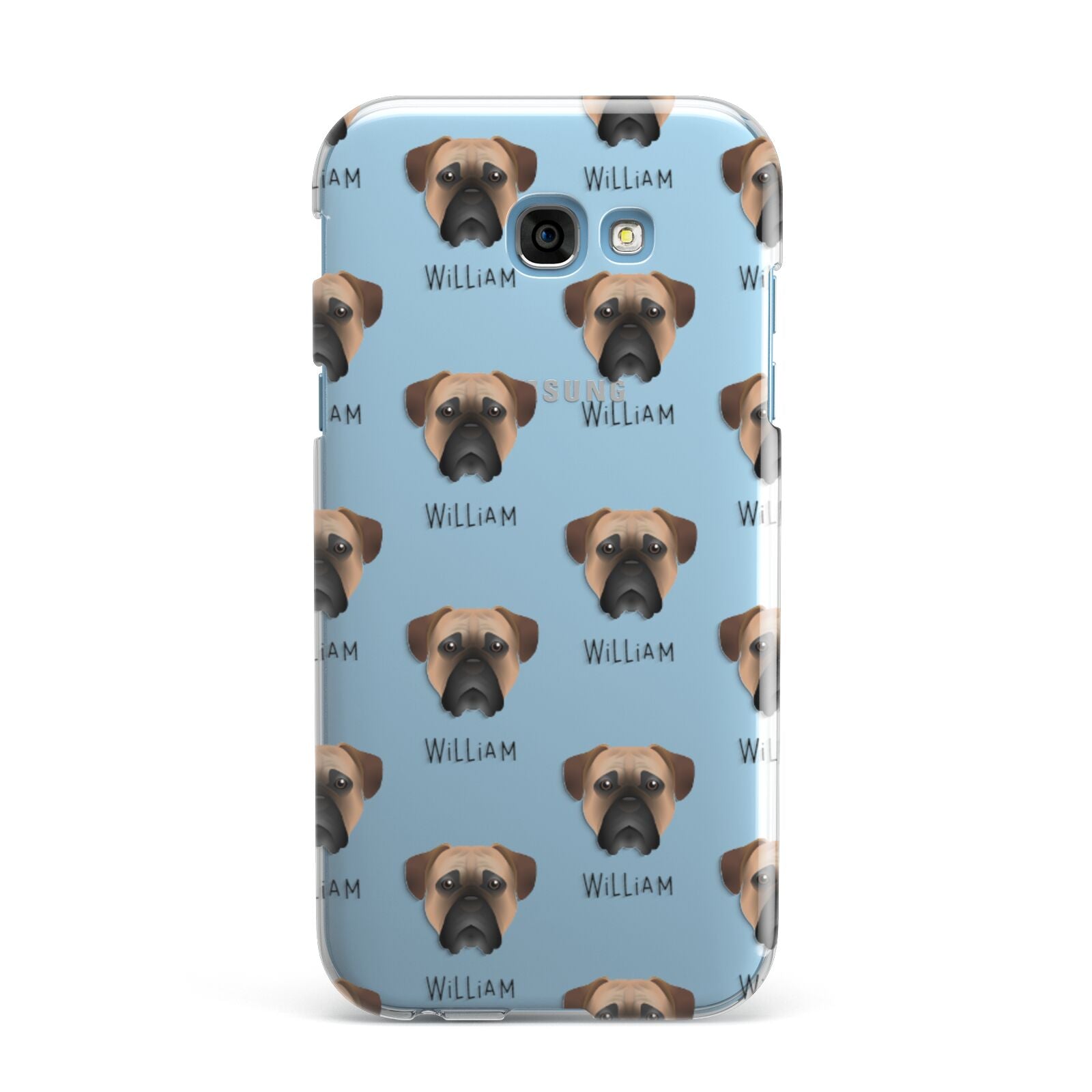 Bullmastiff Icon with Name Samsung Galaxy A7 2017 Case