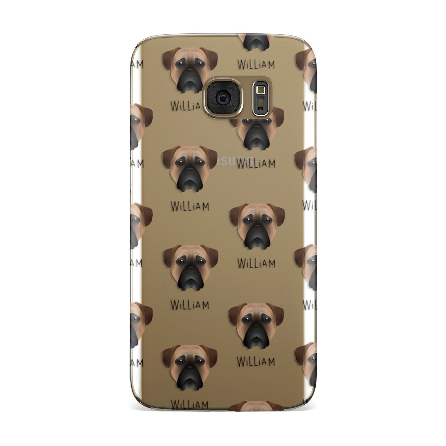 Bullmastiff Icon with Name Samsung Galaxy Case