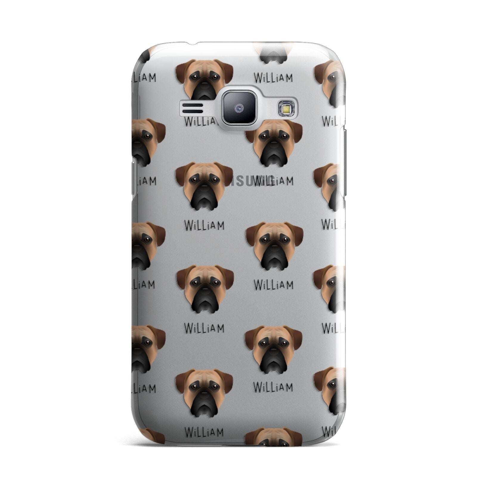 Bullmastiff Icon with Name Samsung Galaxy J1 2015 Case