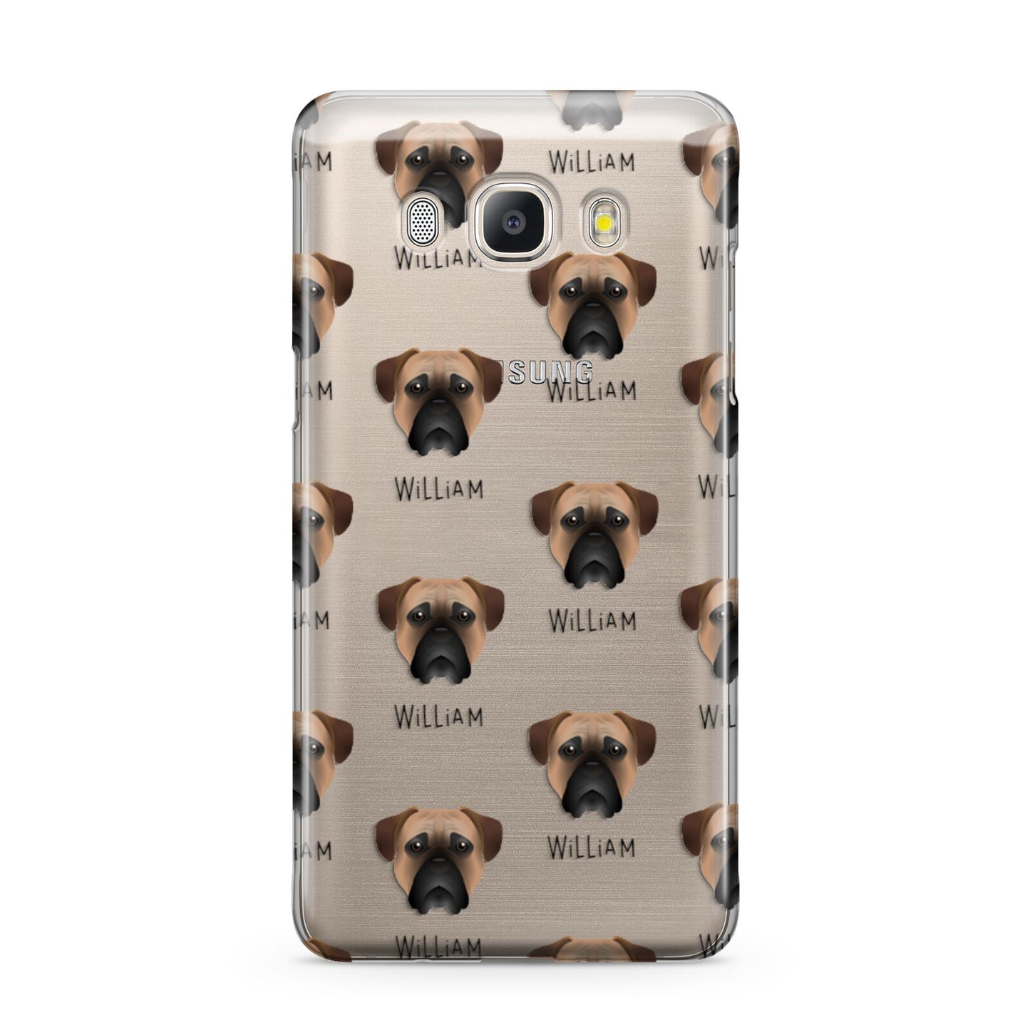 Bullmastiff Icon with Name Samsung Galaxy J5 2016 Case