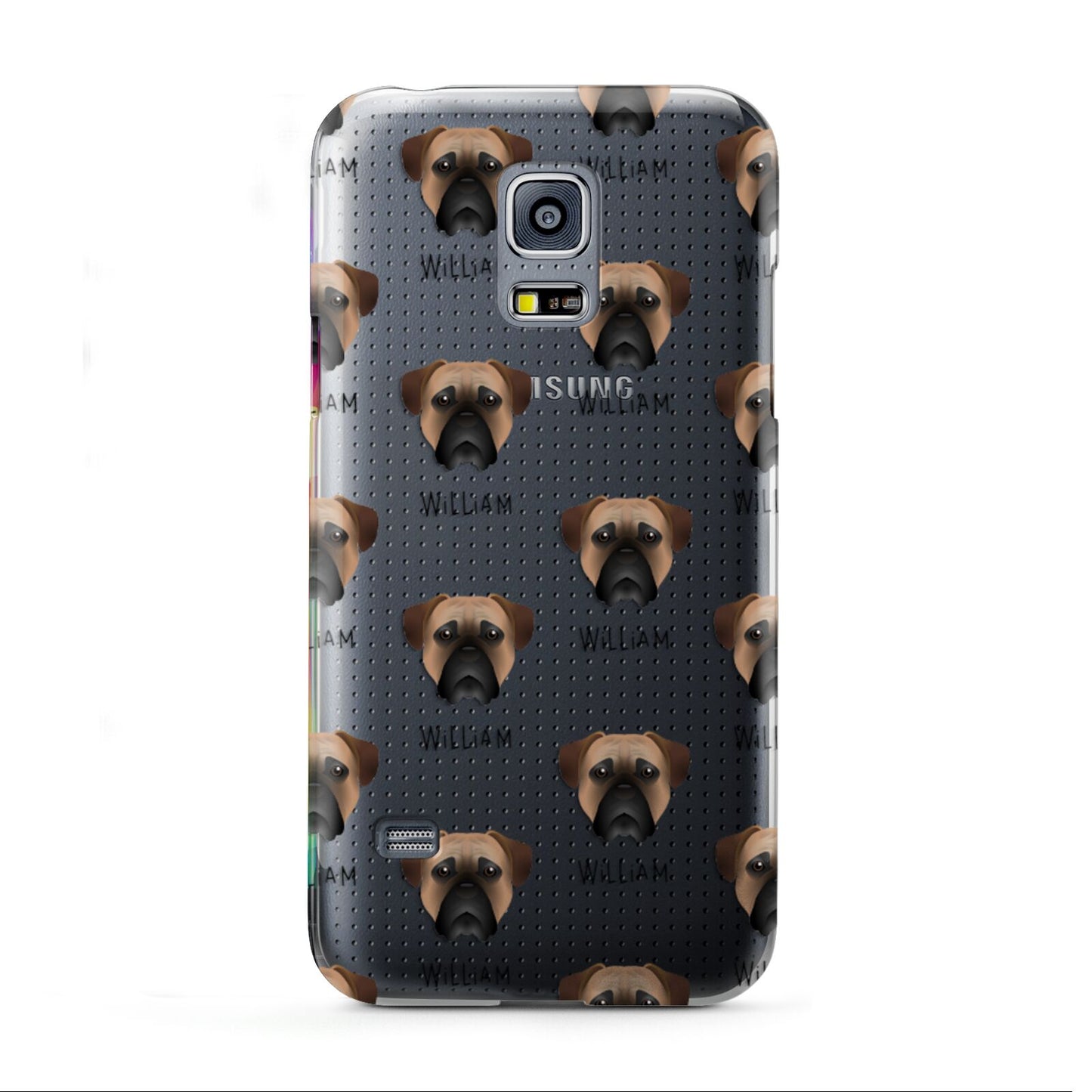 Bullmastiff Icon with Name Samsung Galaxy S5 Mini Case