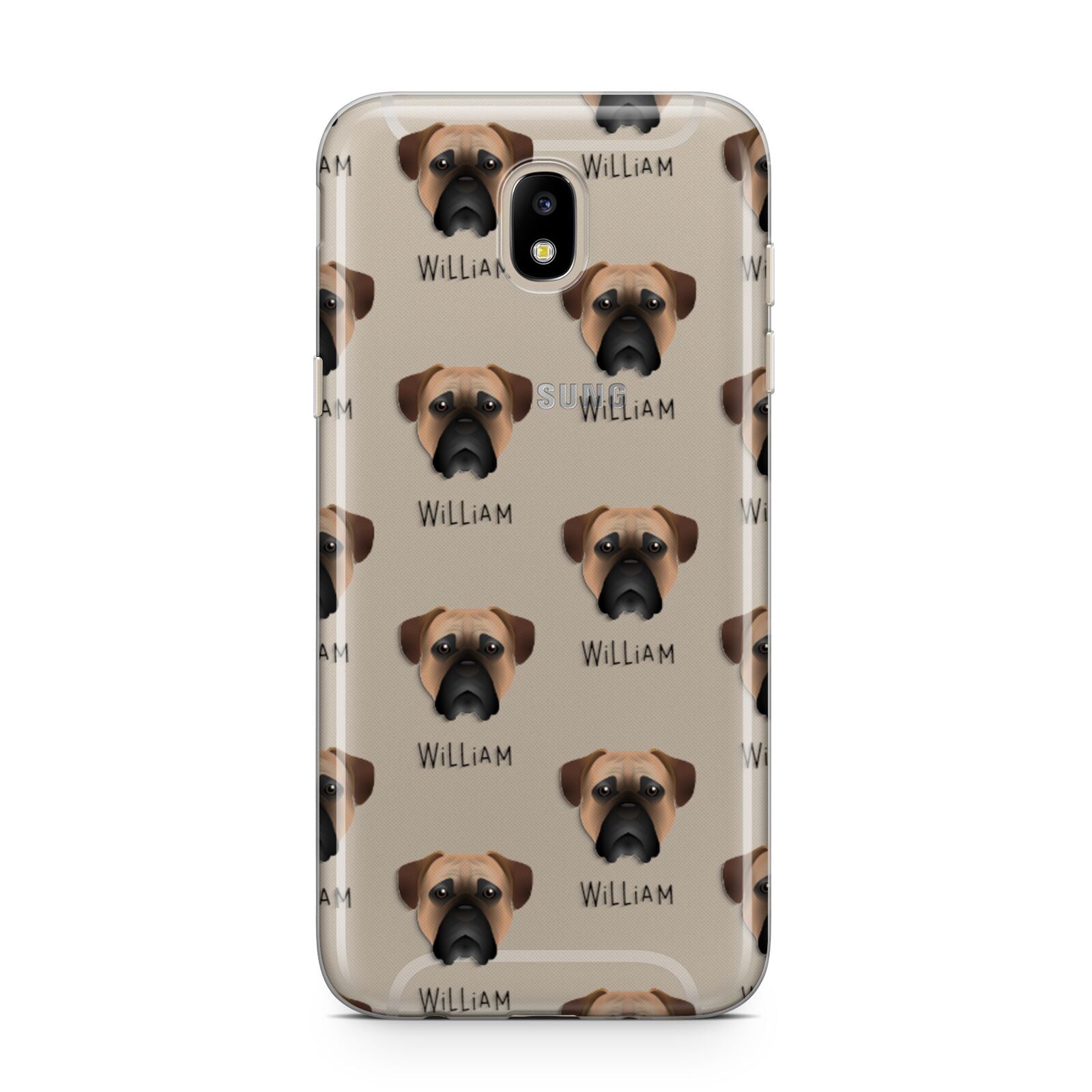 Bullmastiff Icon with Name Samsung J5 2017 Case