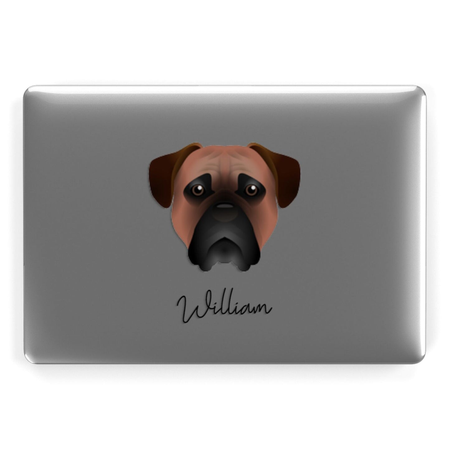 Bullmastiff Personalised Apple MacBook Case