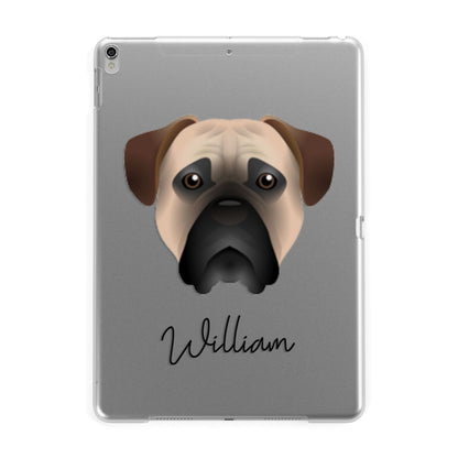 Bullmastiff Personalised Apple iPad Silver Case