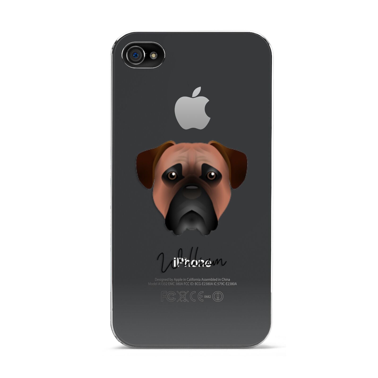 Bullmastiff Personalised Apple iPhone 4s Case