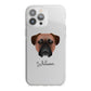 Bullmastiff Personalised iPhone 13 Pro Max TPU Impact Case with White Edges