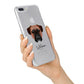 Bullmastiff Personalised iPhone 7 Plus Bumper Case on Silver iPhone Alternative Image