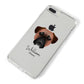 Bullmastiff Personalised iPhone 8 Plus Bumper Case on Silver iPhone Alternative Image