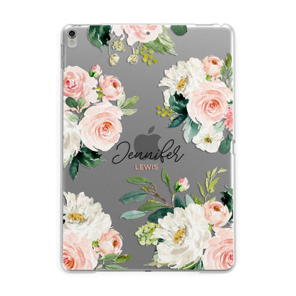 Bunches of Roses Personalised Names Apple iPad Silver Case