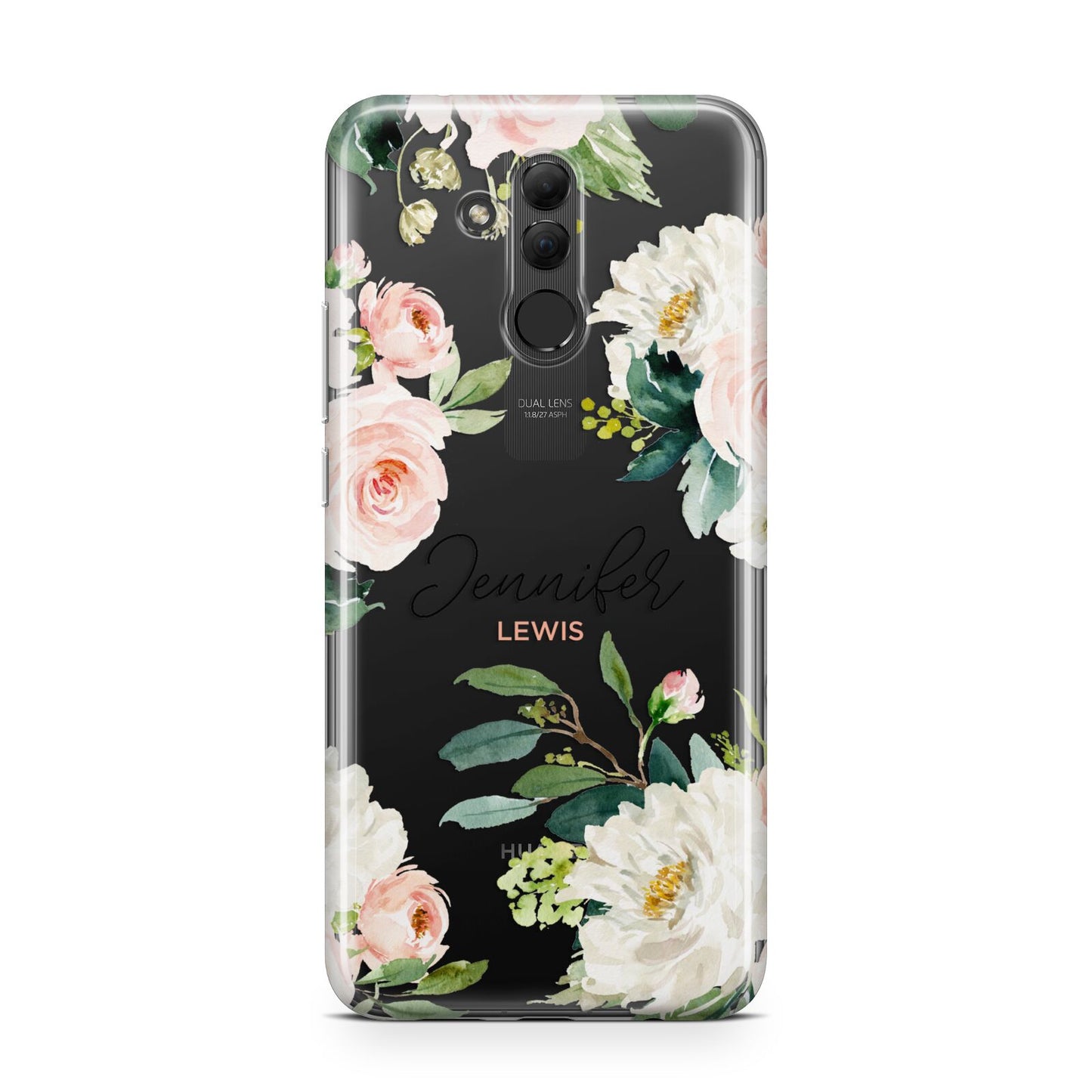 Bunches of Roses Personalised Names Huawei Mate 20 Lite