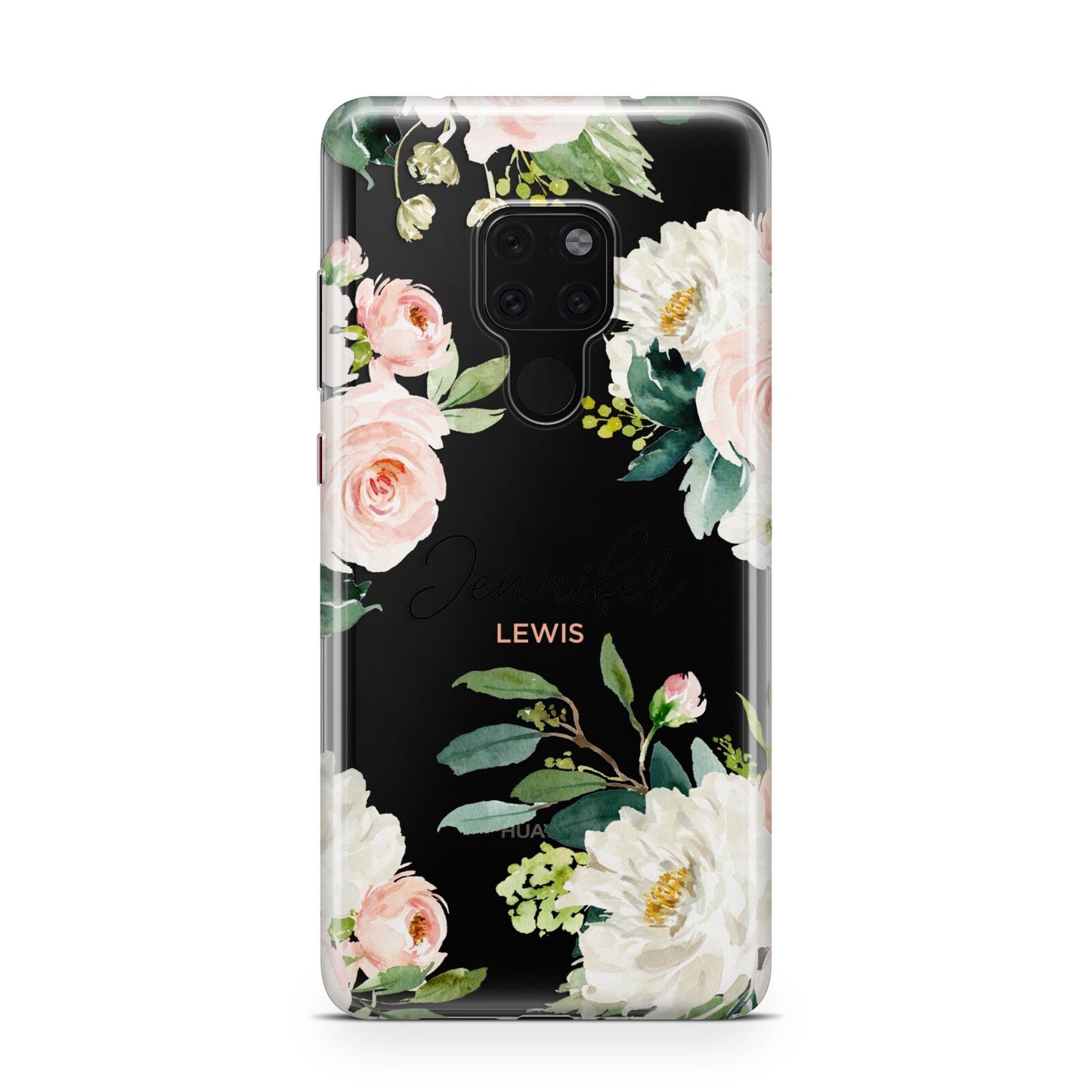 Bunches of Roses Personalised Names Huawei Mate 20 Phone Case