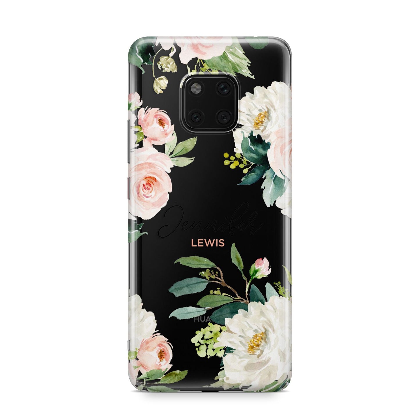 Bunches of Roses Personalised Names Huawei Mate 20 Pro Phone Case