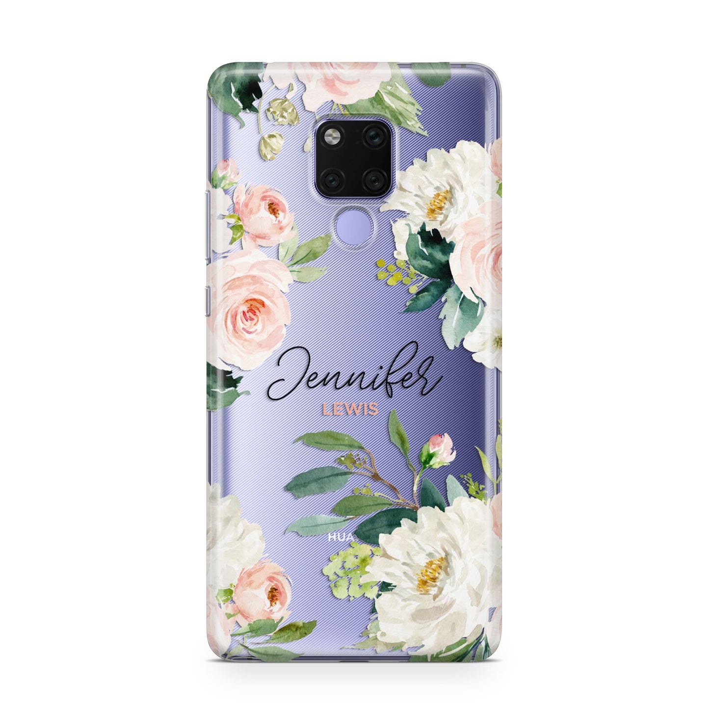 Bunches of Roses Personalised Names Huawei Mate 20X Phone Case