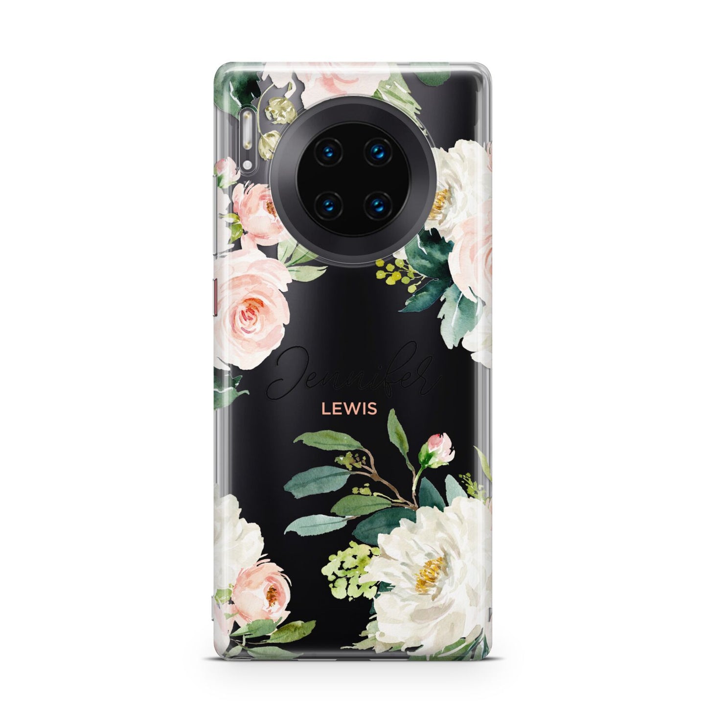 Bunches of Roses Personalised Names Huawei Mate 30 Pro Phone Case