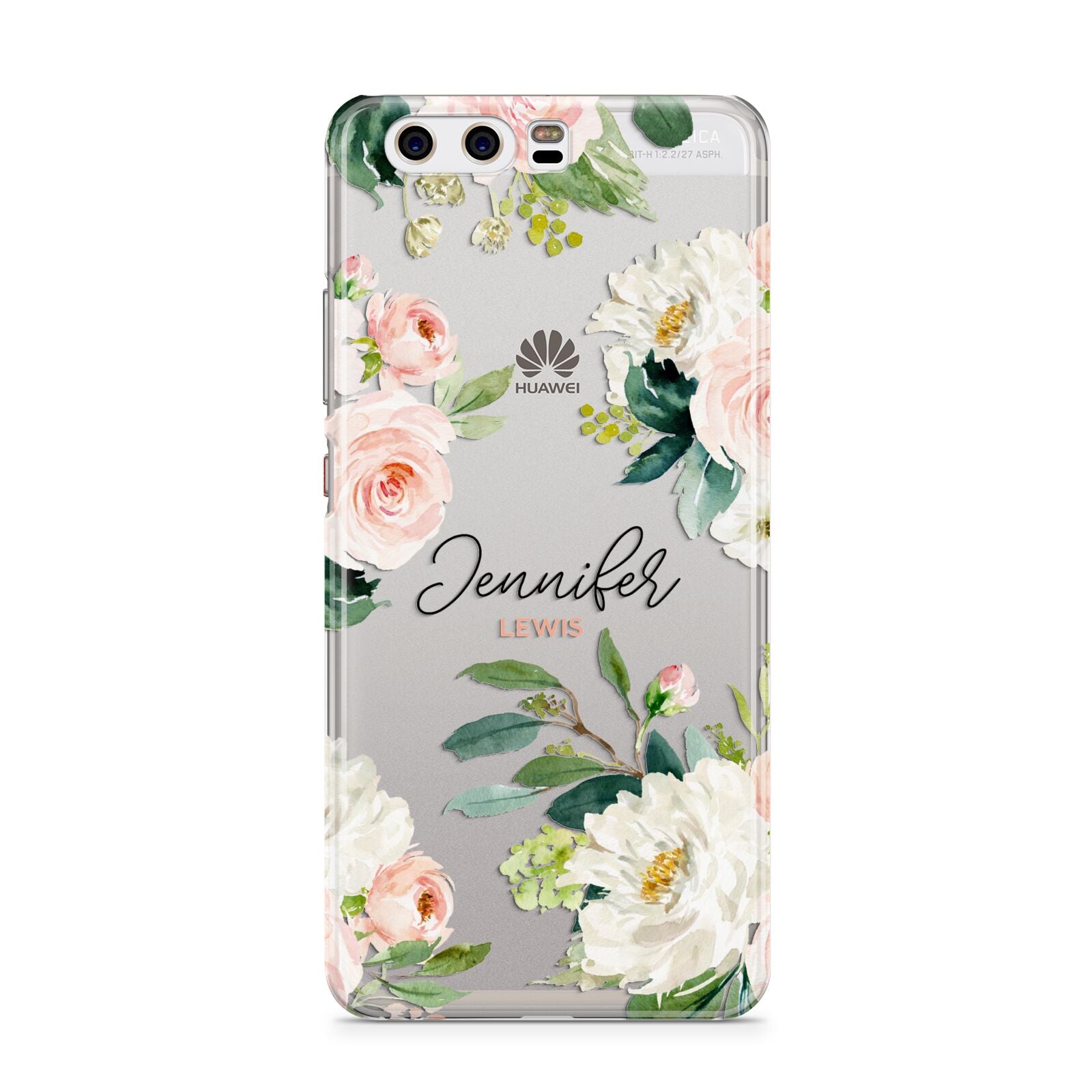 Bunches of Roses Personalised Names Huawei P10 Phone Case