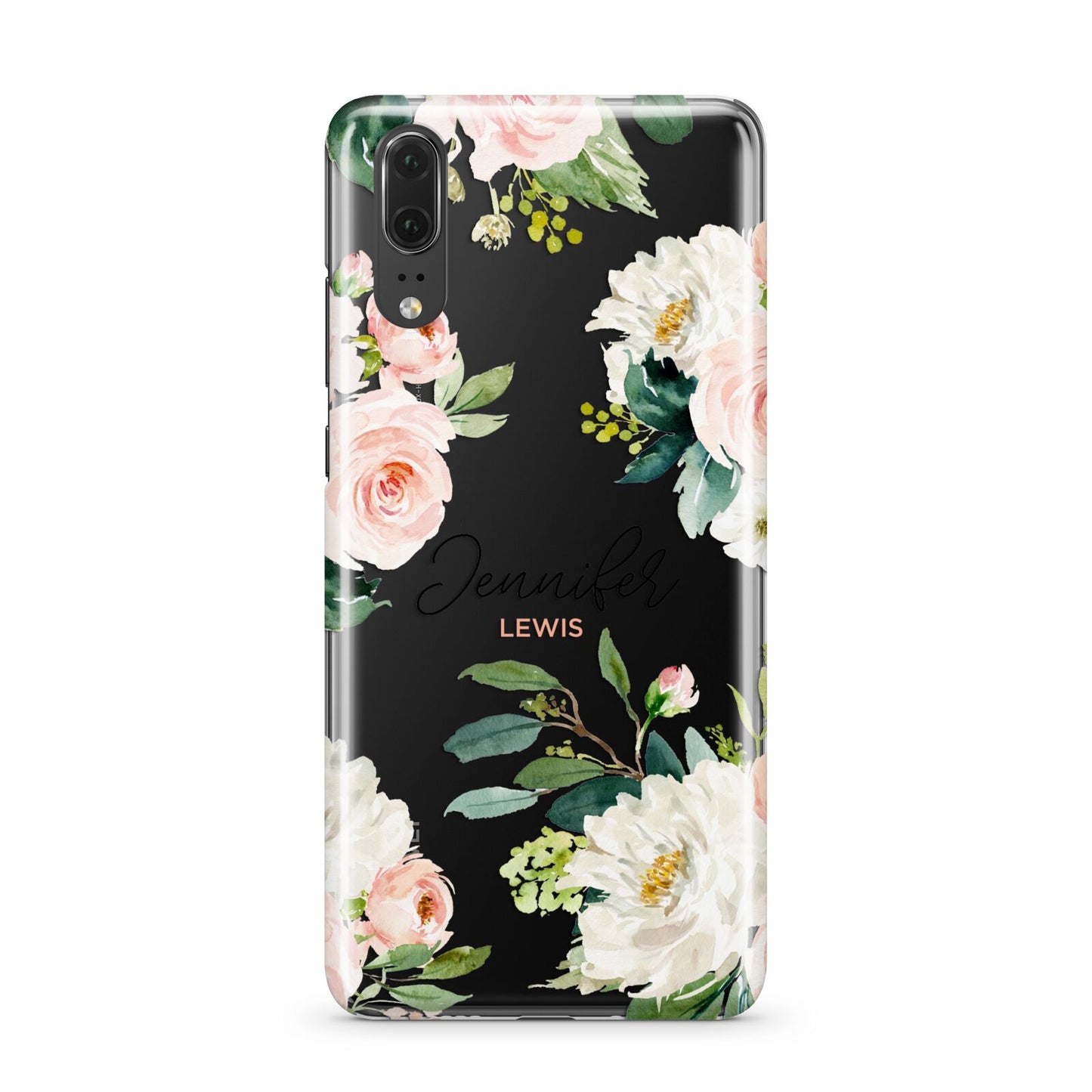 Bunches of Roses Personalised Names Huawei P20 Phone Case