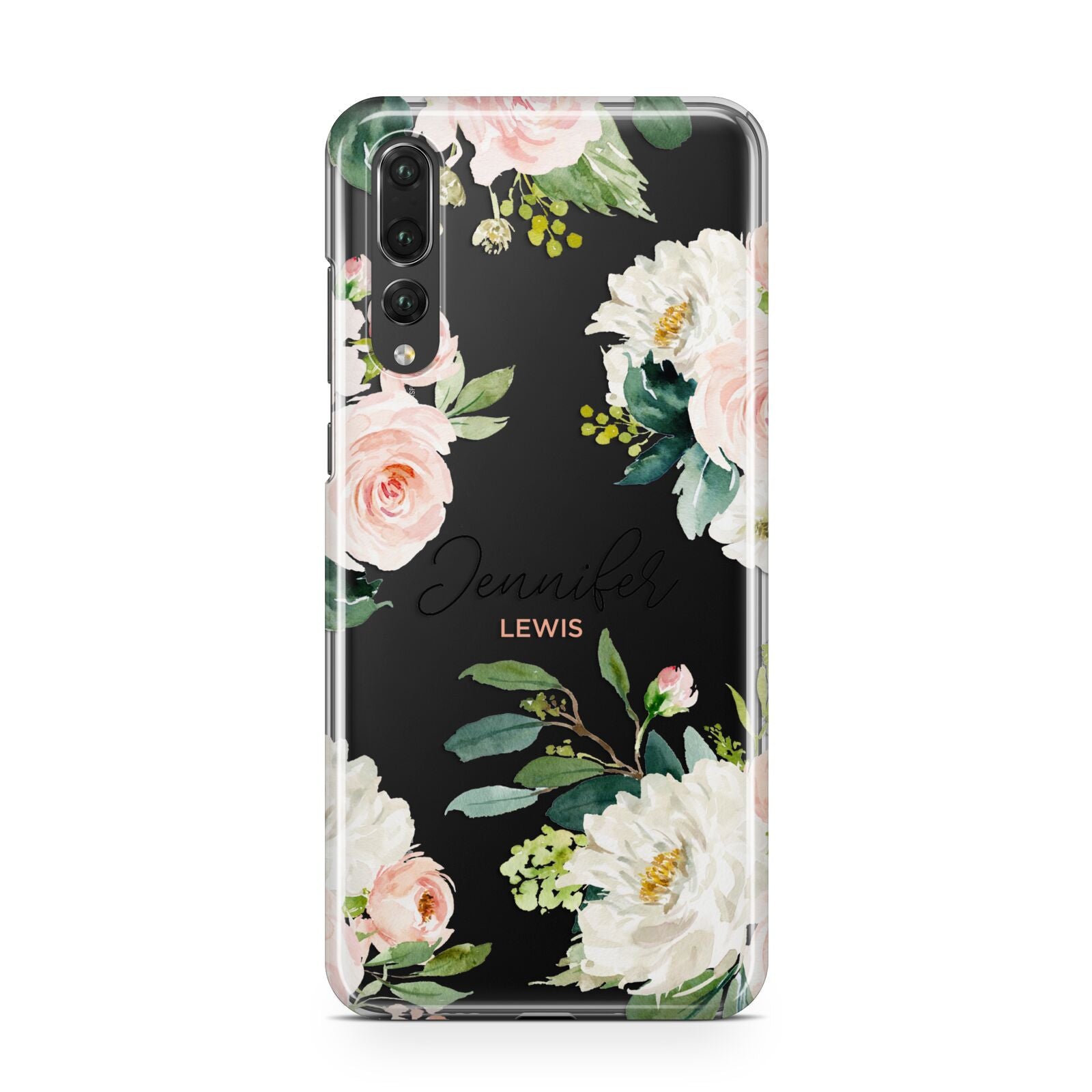 Bunches of Roses Personalised Names Huawei P20 Pro Phone Case