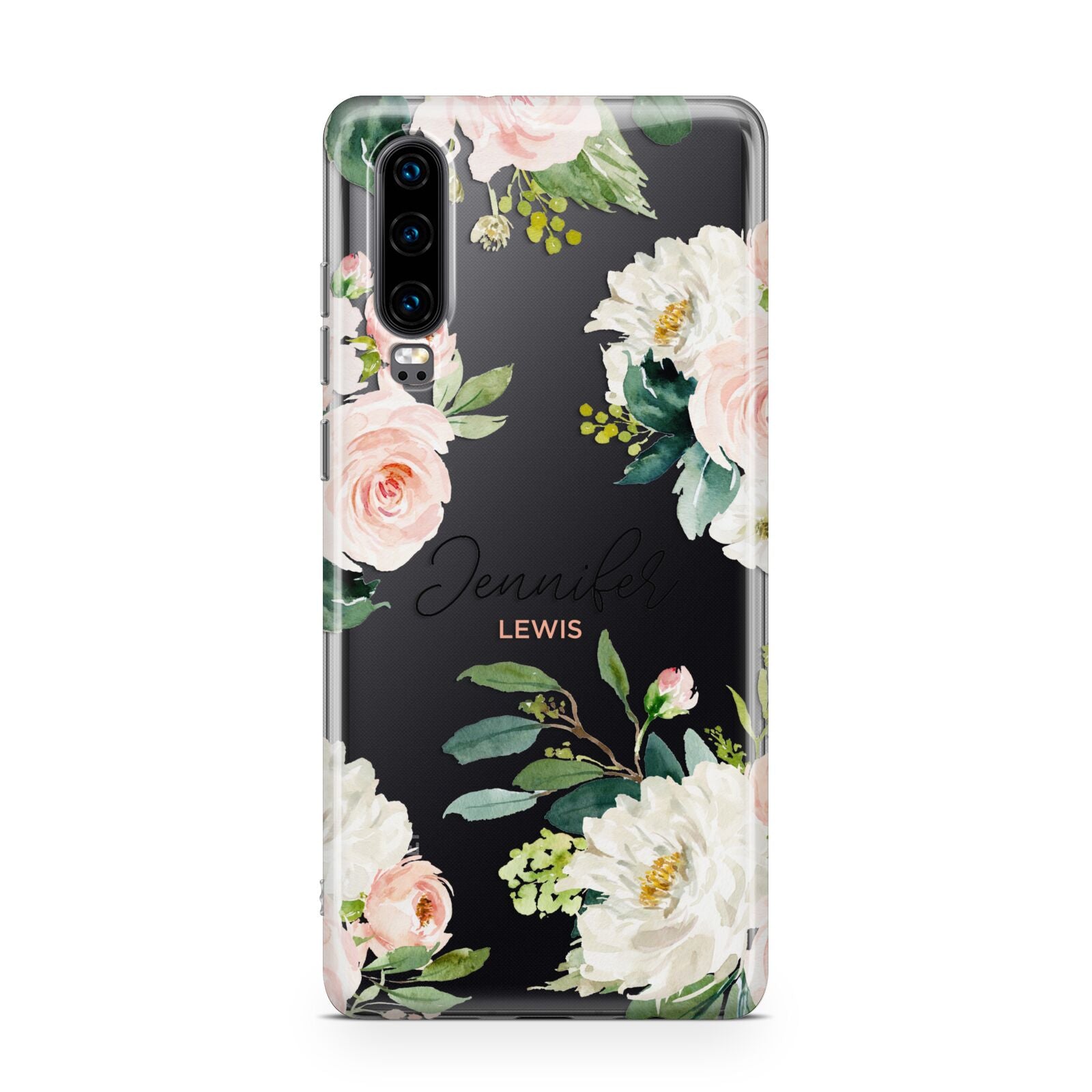 Bunches of Roses Personalised Names Huawei P30 Phone Case