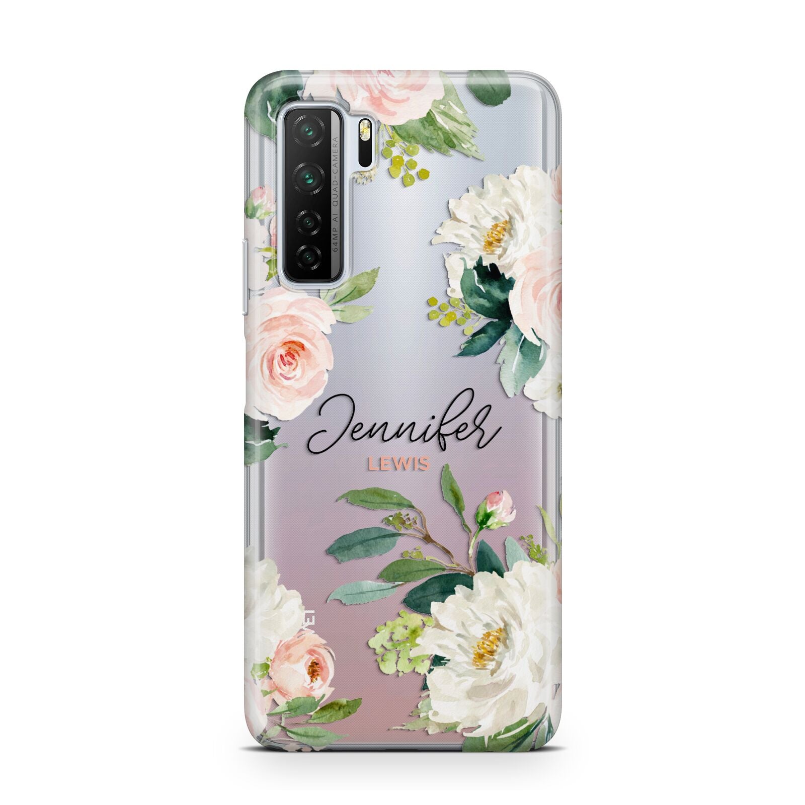 Bunches of Roses Personalised Names Huawei P40 Lite 5G Phone Case