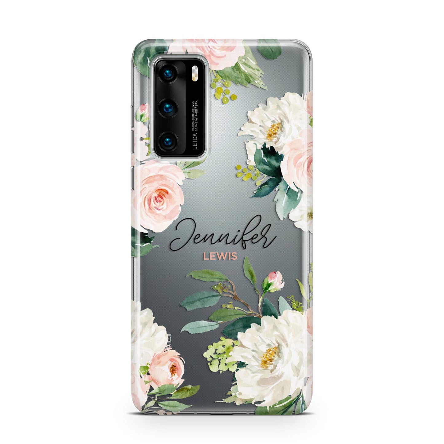 Bunches of Roses Personalised Names Huawei P40 Phone Case