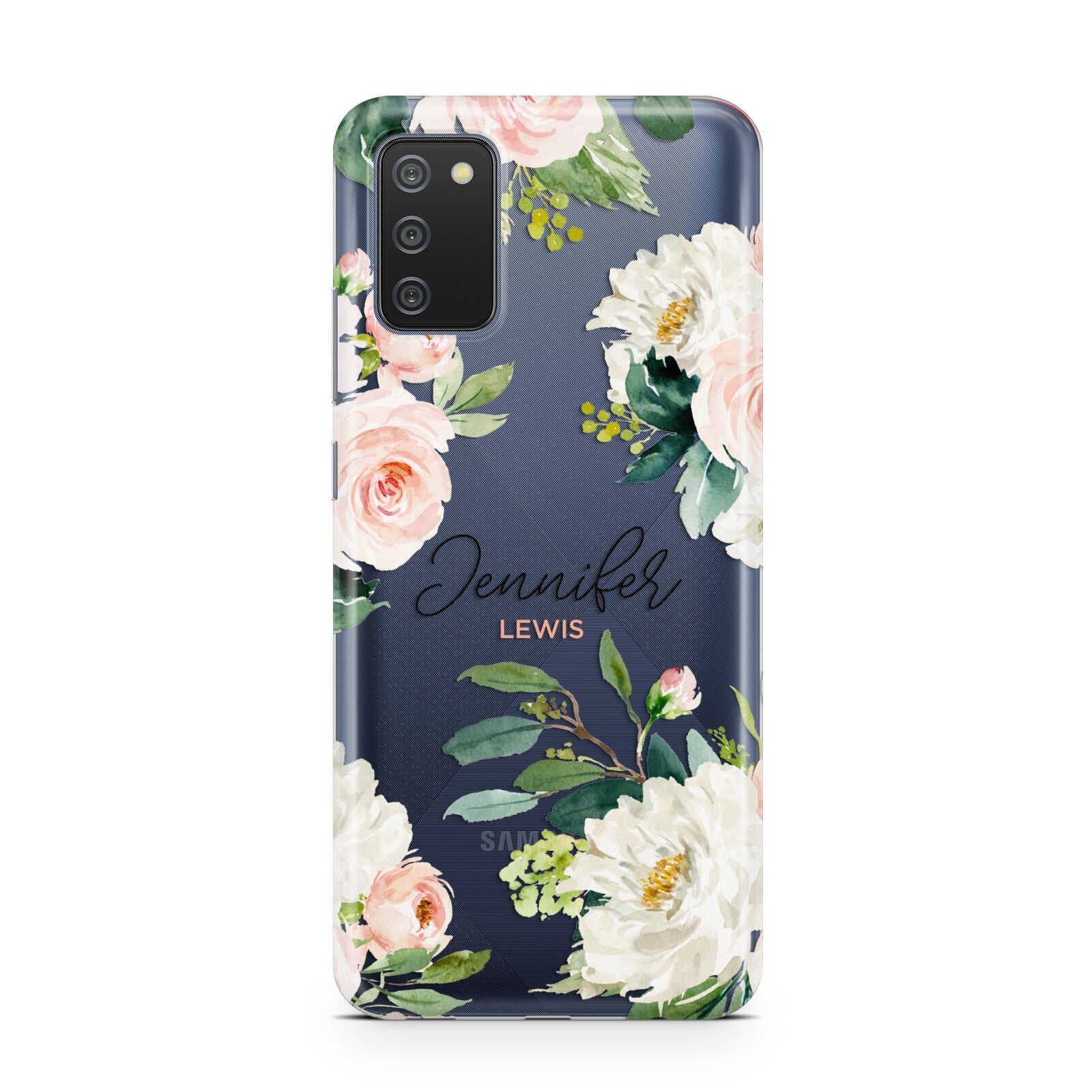 Bunches of Roses Personalised Names Samsung A02s Case