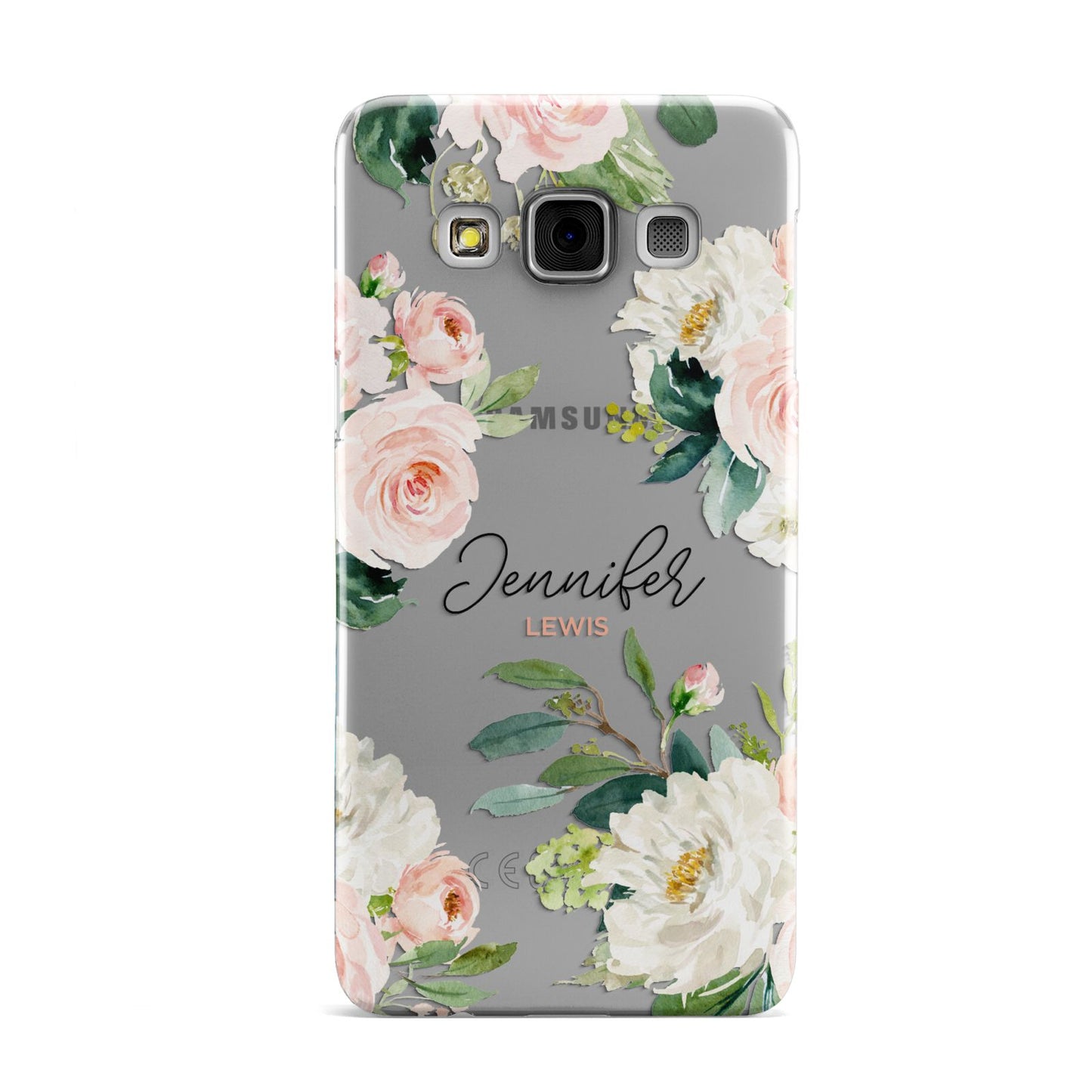 Bunches of Roses Personalised Names Samsung Galaxy A3 Case