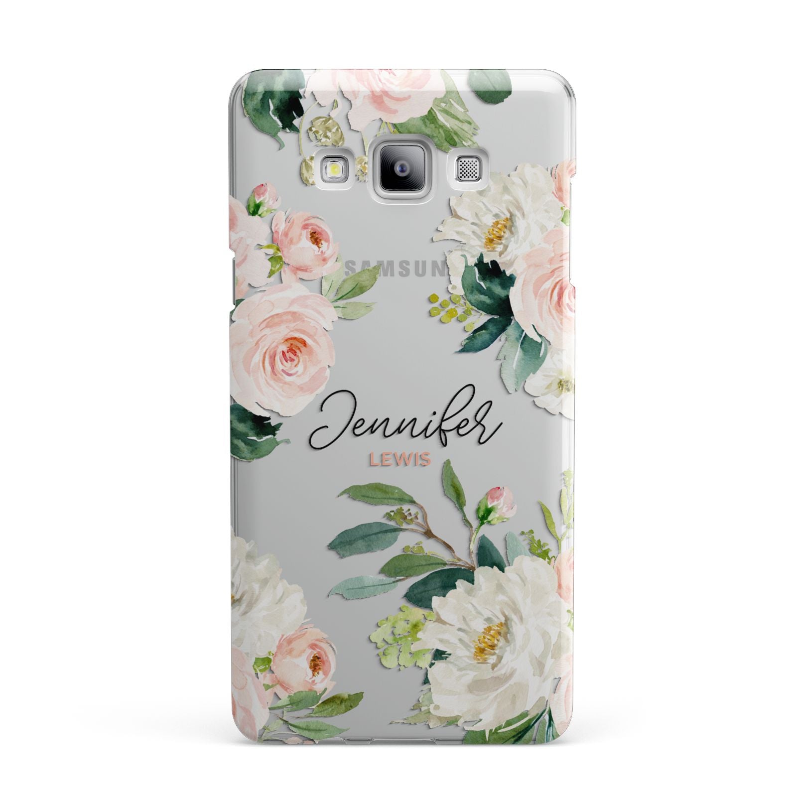 Bunches of Roses Personalised Names Samsung Galaxy A7 2015 Case