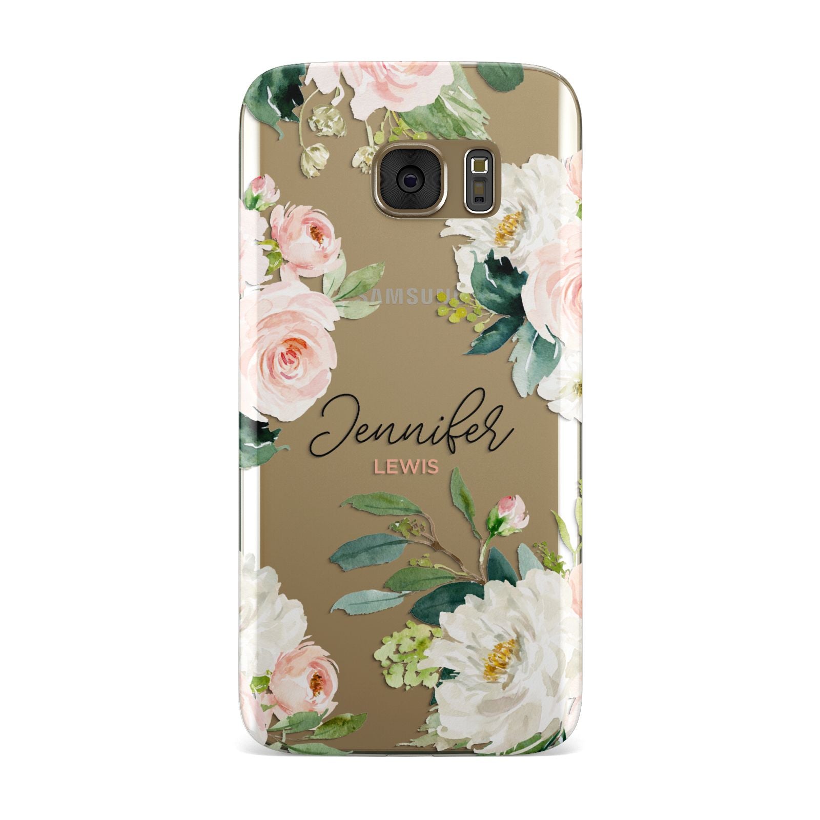 Bunches of Roses Personalised Names Samsung Galaxy Case