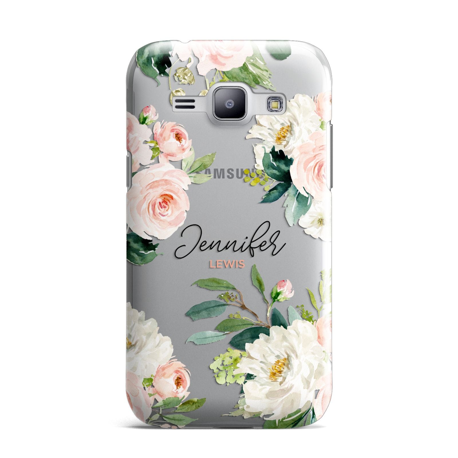 Bunches of Roses Personalised Names Samsung Galaxy J1 2015 Case