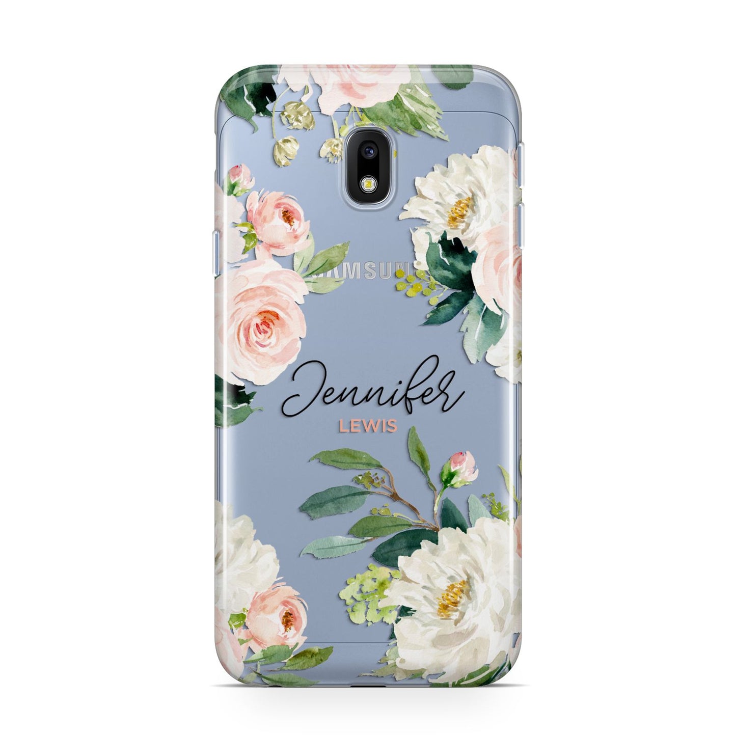 Bunches of Roses Personalised Names Samsung Galaxy J3 2017 Case