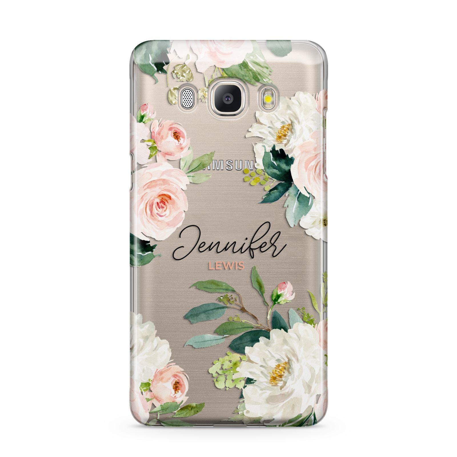 Bunches of Roses Personalised Names Samsung Galaxy J5 2016 Case